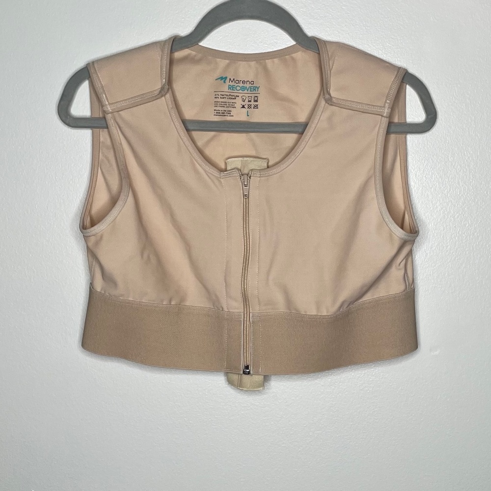 Marena Recovery Bra Beige, Size L